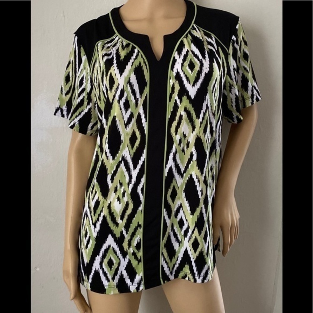 Alfred dunner stretch top size M